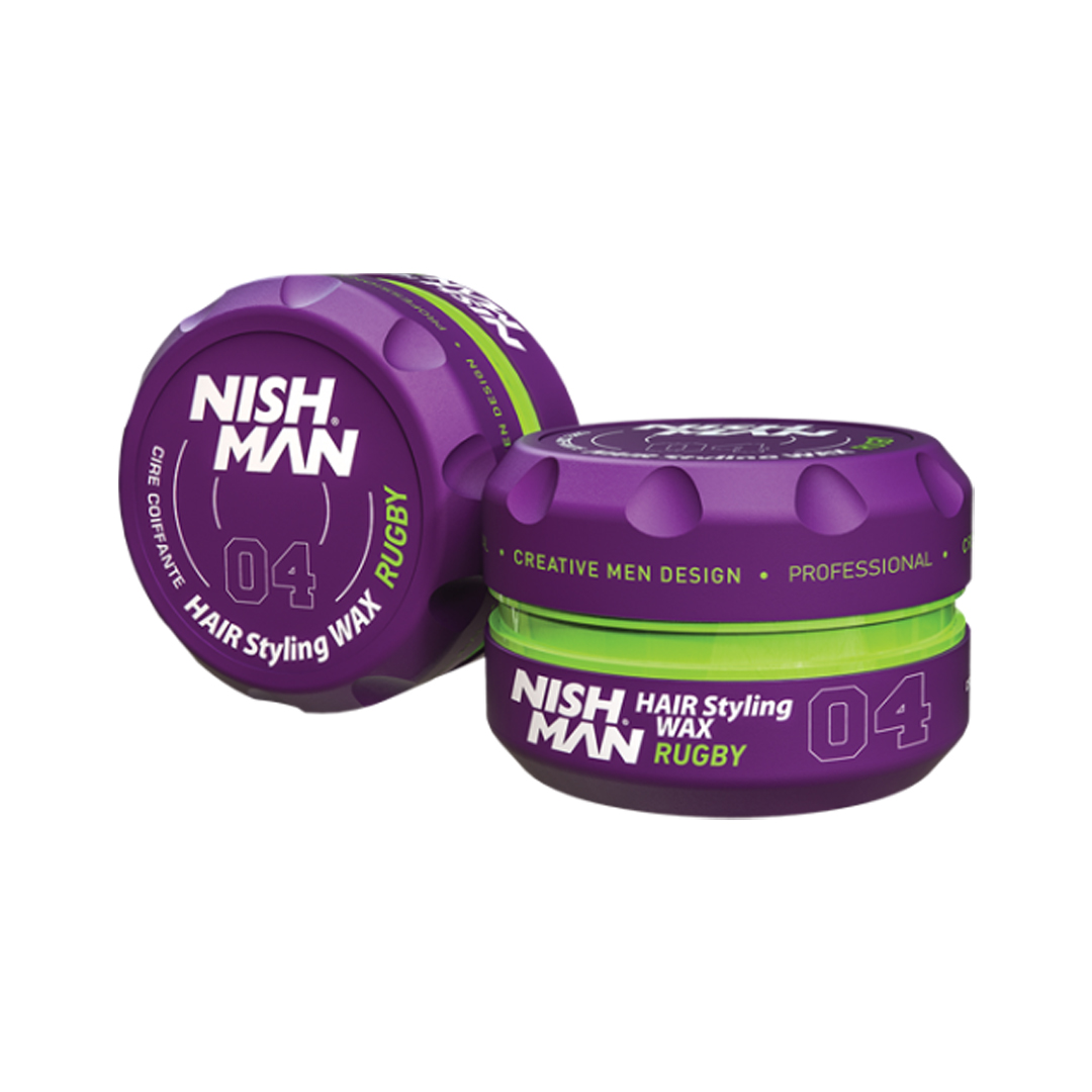 واکس مو نیش من بنفش 04 | Nishman Hair Styling Wax RUGBY