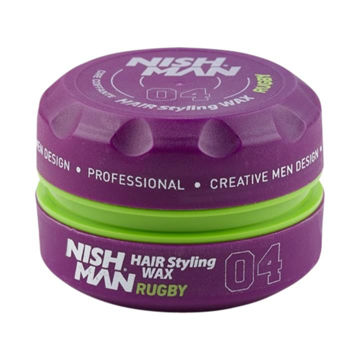 واکس مو نیش من بنفش 04 | Nishman Hair Styling Wax RUGBY