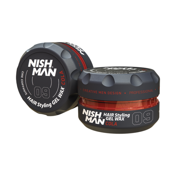 واکس مو ژلی آلمانی نیشمن NISHMAN 09 STYLING WAX COLA رایحه کوکاکولا 150 میل