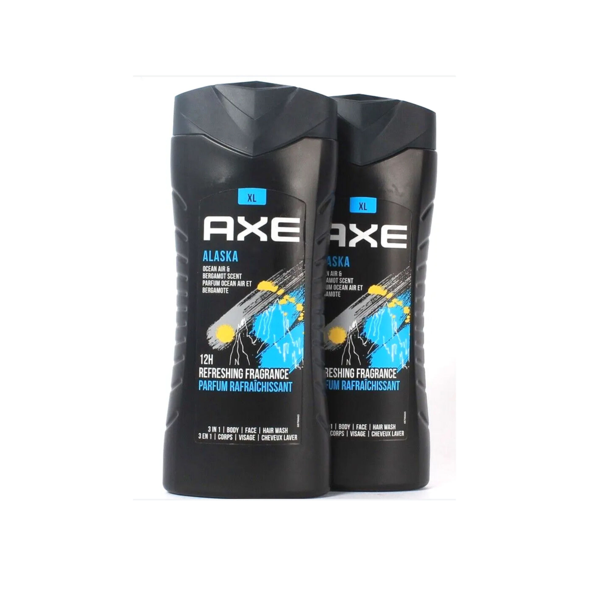 شامپو سه کاره سر و بدن و صورت اکس مدل آلاسکا حجم 250 میل - axe alaska shampoo