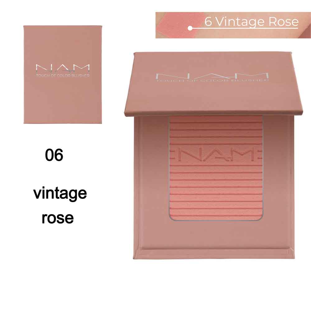 رژگونه نام شماره 06(Nam Touch of Color Blusher 06 vintage rose)