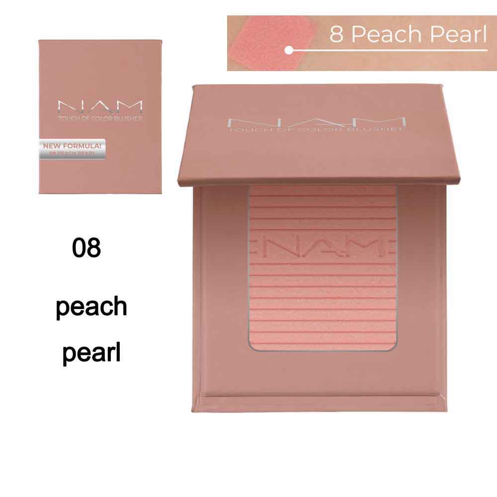 رژگونه نام شماره 08(Nam Touch of Color Blusher 08 peach pearl)