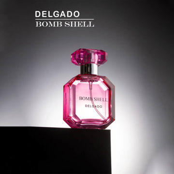 عطر جیبی زنانه دلگادو مدل ویکتوریا سکرت بامشل Delgado perfume, model SECRET BOMBSHELL