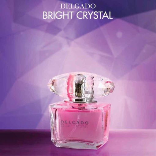 ادکلن مینی زنانه دلگادو مدل BRIGHT CRYSTAL حجم 25 میل